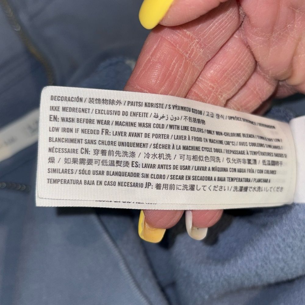 Abercrombie Kids Long Sleeve Girls 1/4 Zip Sweatshirt Size 9/10 - Picture 8 of 8